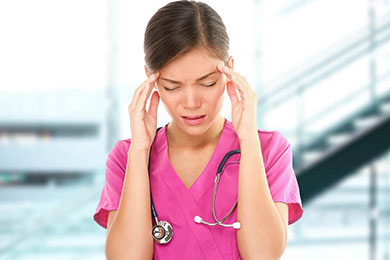 Common situations that can cause CNA burnout include long work...